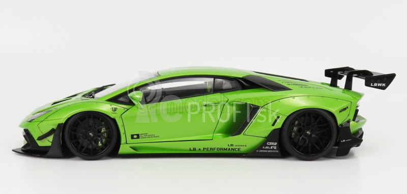 Autoart Lamborghini Aventador Liberty Walk 2017 1:18 Perlovo zelená