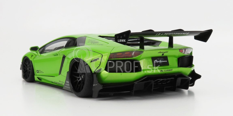 Autoart Lamborghini Aventador Liberty Walk 2017 1:18 Perlovo zelená