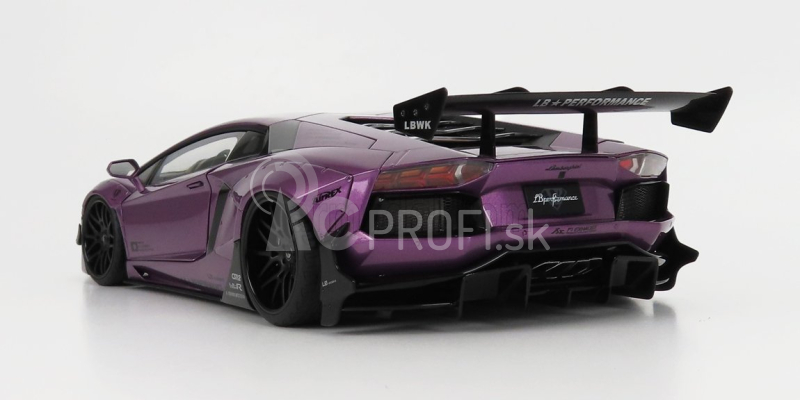 Autoart Lamborghini Aventador Liberty Walk 2017 1:18 Purple Carbon