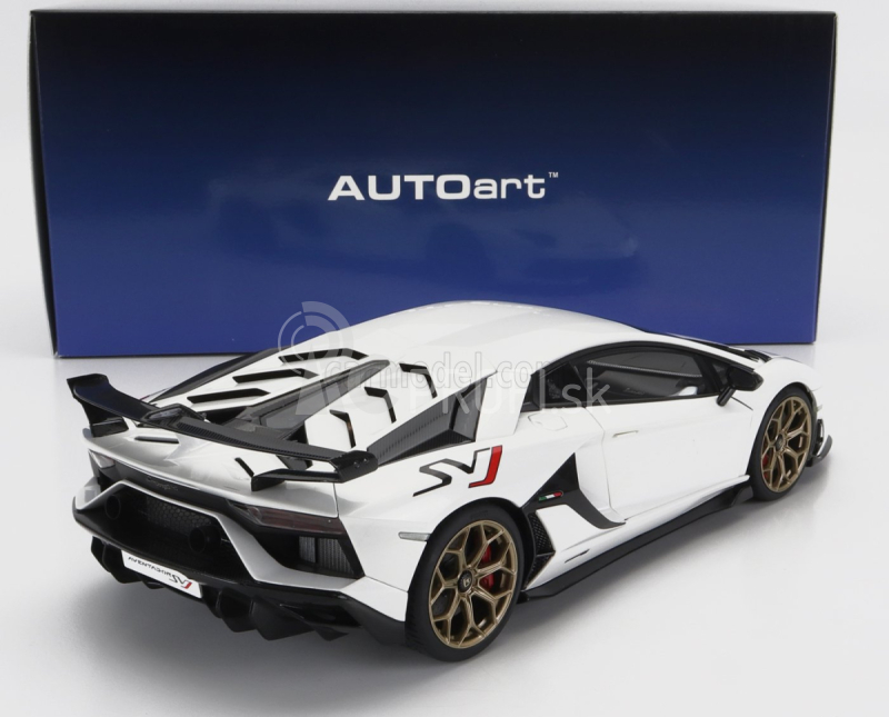 Autoart Lamborghini Aventador Svj 2018 1:18 Biela