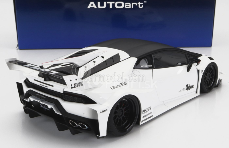 Autoart Lamborghini Huracan Liberty Walk Lb Silhouette Works Gt 2018 1:18 Biela