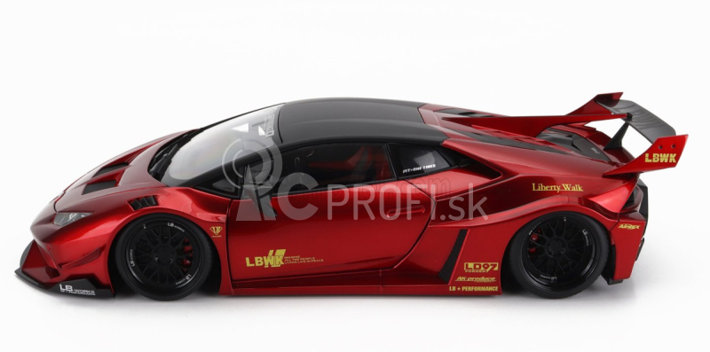 Autoart Lamborghini Huracan Liberty Walk Lb Silhouette Works Gt 2018 1:18 Hyper Red