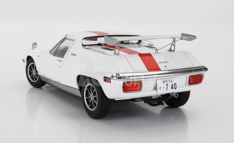 Autoart Lotus Europa Special 1975 - The Circuit Wolf - (hrdina) Yuya Fubuki - Manga Movie 1:18 Bielo-červená