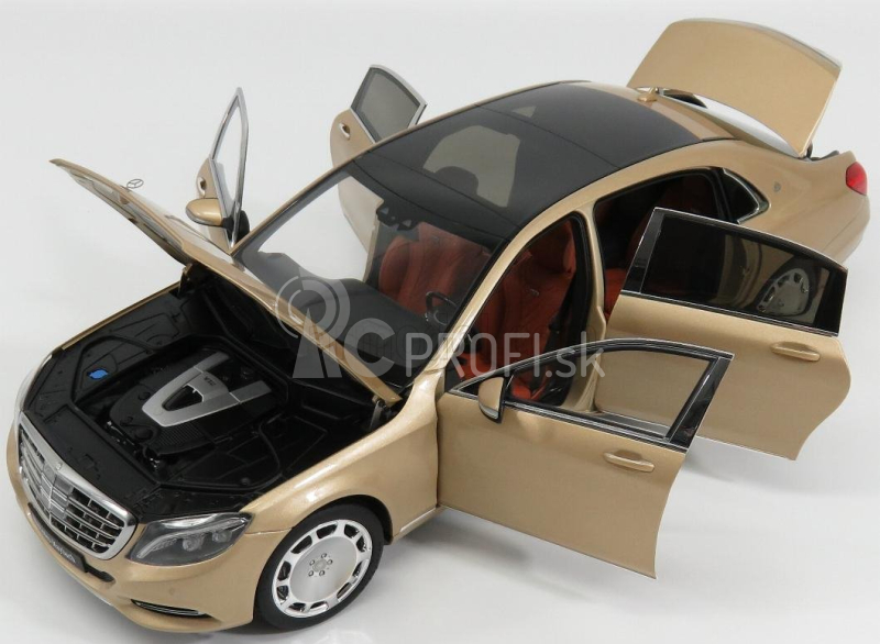 Autoart Mercedes Benz S-class S600 V12 Biturbo 2016 1:18 Gold Met