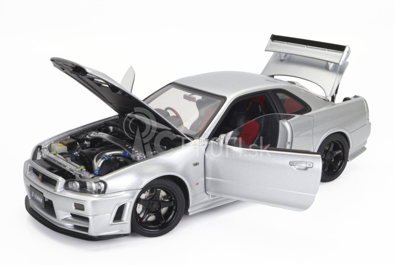 Autoart Nissan Skyline Gt-r (r34) Z-tune 2002 1:18 Strieborná