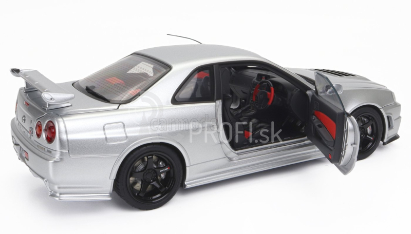 Autoart Nissan Skyline Gt-r (r34) Z-tune 2002 1:18 Strieborná