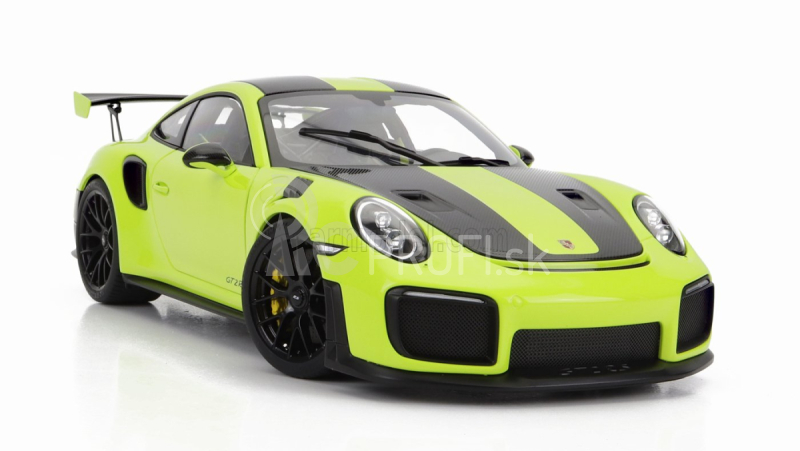 Autoart Porsche 911 991-2 Gt2 Rs Weissach Package 2019 1:18 Acid Green