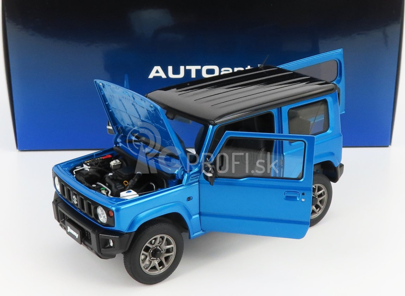 Autoart Suzuki Jimny Jb64 Lhd 2018 1:18 Brisk Blue Met