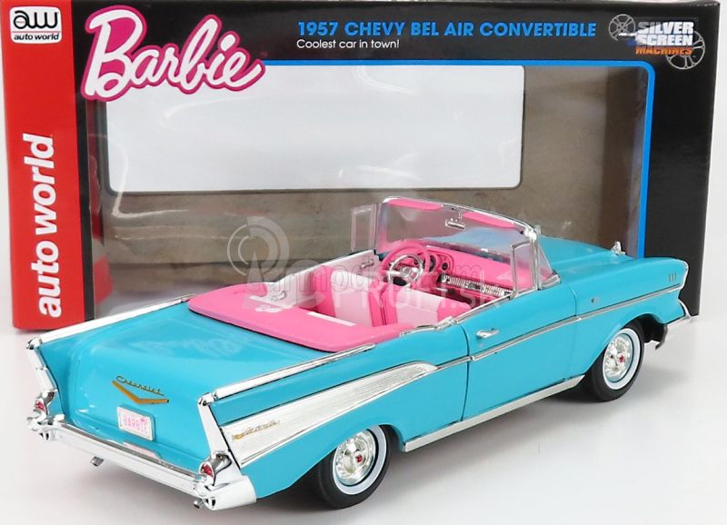 Autoworld Chevrolet Bel Air Cabriolet otvorený 1957 1:18 Aqua Blue