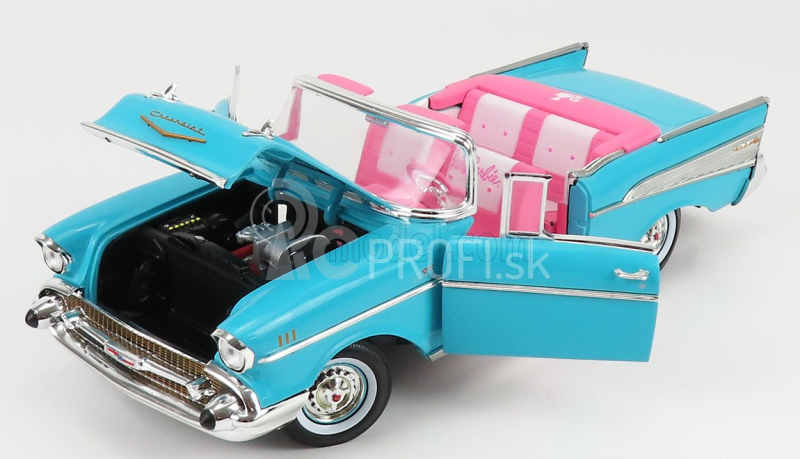 Autoworld Chevrolet Bel Air Cabriolet otvorený 1957 1:18 Aqua Blue