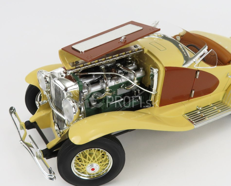 Autoworld Duesenberg Ssj Speedster Spider Cabriolet Open 1935 1:18 Cream Brown