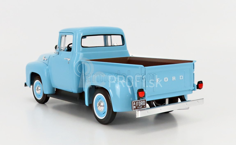 Autoworld Ford usa F-100 Pick-up 1956 1:18 svetlomodrá