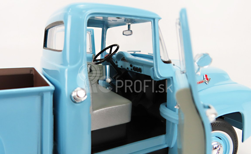 Autoworld Ford usa F-100 Pick-up 1956 1:18 svetlomodrá