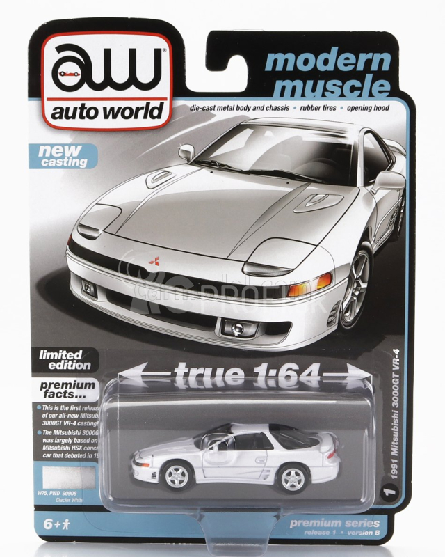 Autoworld Mitsubishi Set Assortment 6 kusov 1:64 Rôzne