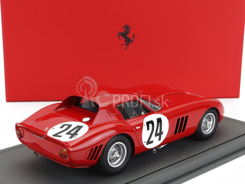 Bbr-models Ferrari 250 Gto/64 Coupe Team Ecurie Nationale Belge N 24 1:18, červená