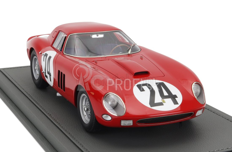 Bbr-models Ferrari 250 Gto/64 Coupe Team Ecurie Nationale Belge N 24 1:18, červená