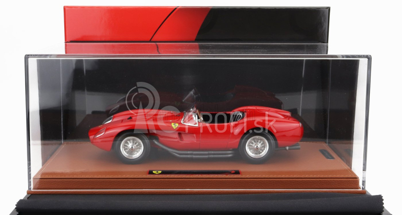 Bbr-models Ferrari 250tr Testarossa Spider 1957 - Con Vetrina - S vitrínou 1:18 červená