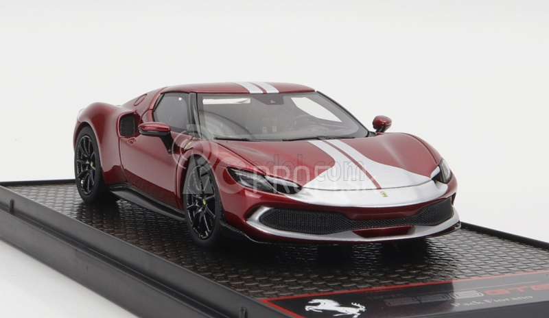 Bbr-models Ferrari 296 Gtb Assetto Fiorano 2022 1:43 Rosso Fiorano - červená so striebornou