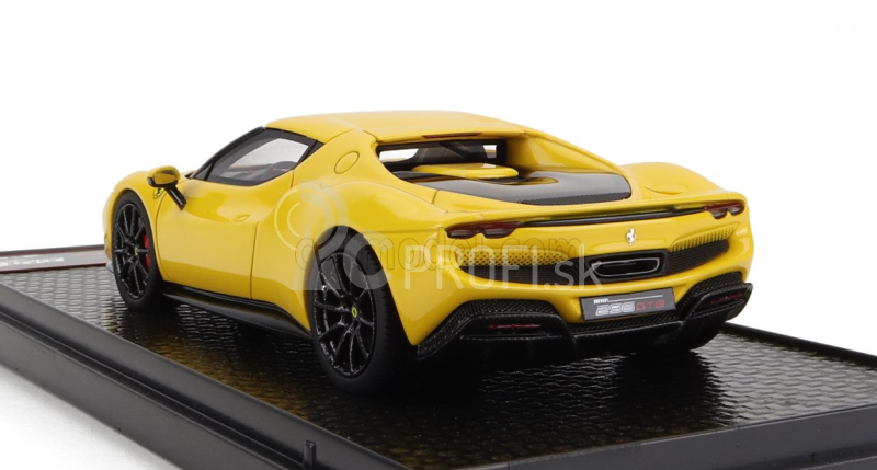 Bbr-models Ferrari 296 Gtb Hybrid 830hp V6 2021 1:43 Giallo Modena - žltá