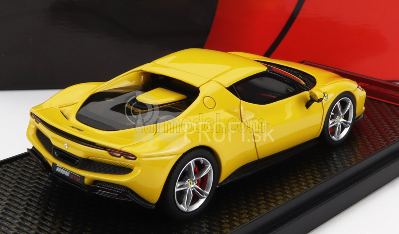 Bbr-models Ferrari 296 Gtb Hybrid 830hp V6 2021 1:43 Giallo Modena - žltá