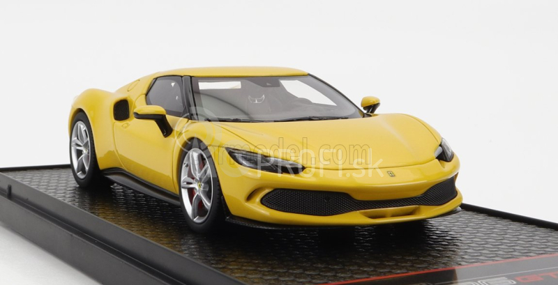 Bbr-models Ferrari 296 Gtb Hybrid 830hp V6 2021 1:43 Giallo Modena - žltá