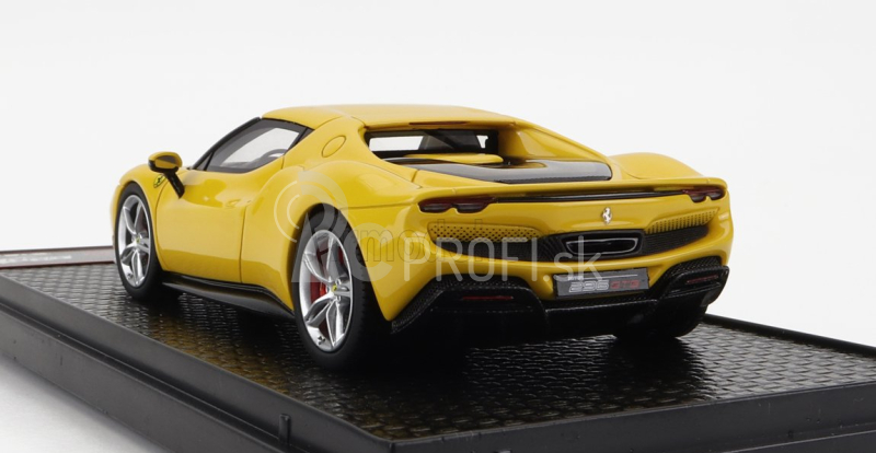 Bbr-models Ferrari 296 Gtb Hybrid 830hp V6 2021 1:43 Giallo Modena - žltá