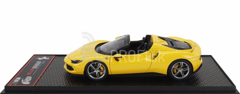 Bbr-models Ferrari 296 Gts Spider 2022 1:43 Giallo Modena - žltá