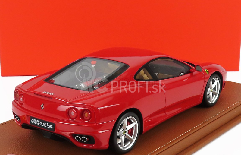 Bbr-models Ferrari 360 Modena 1999 - Manuálna prevodovka - Cambio Manuale - Con Vetrina - S vitrínou 1:18 červená