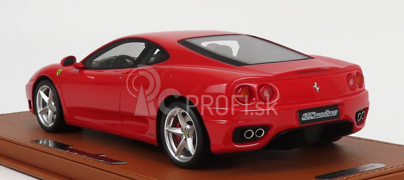 Bbr-models Ferrari 360 Modena 1999 - Prevodovka F1 - Cambio F1 - Con Vetrina - S vitrínou 1:18 Rosso Corsa 322 - červená