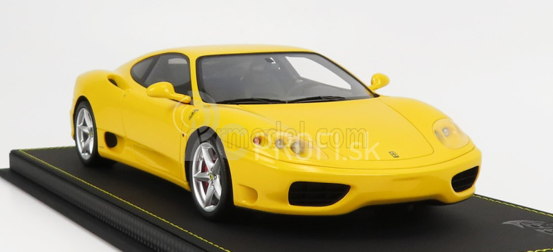 Bbr-models Ferrari 360 Modena 1999 - Prevodovka F1 - Cambio F1 - Con Vetrina - S vitrínou 1:18 Yellow