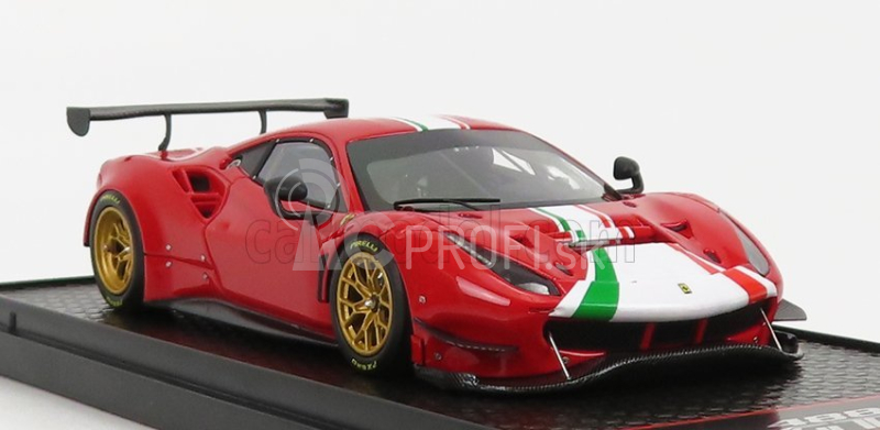 Bbr-models Ferrari 488 Gt Modificata 2020 1:43 Rosso Corsa 322 - červená