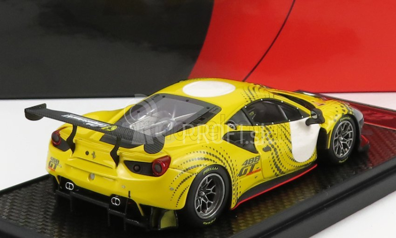 Bbr-models Ferrari 488 Gt Modificata 2020 1:43 žltá matná sivá