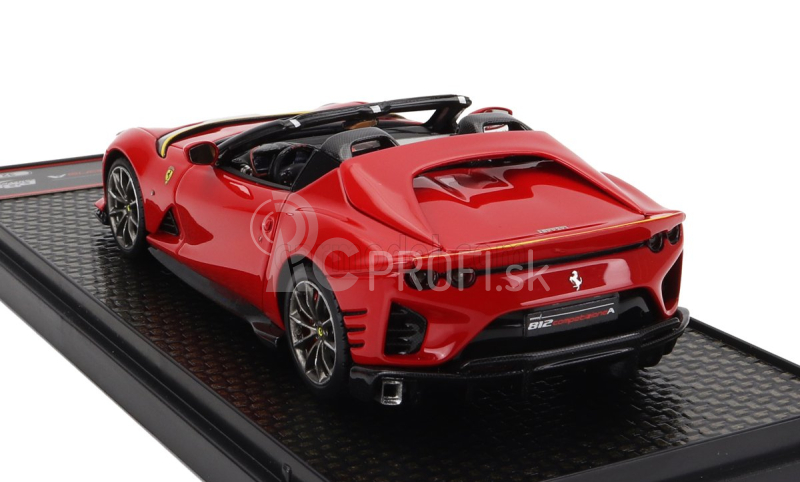 Bbr-models Ferrari 812 Competizione A Spider 2022 1:43 Rosso Corsa 322 - červená