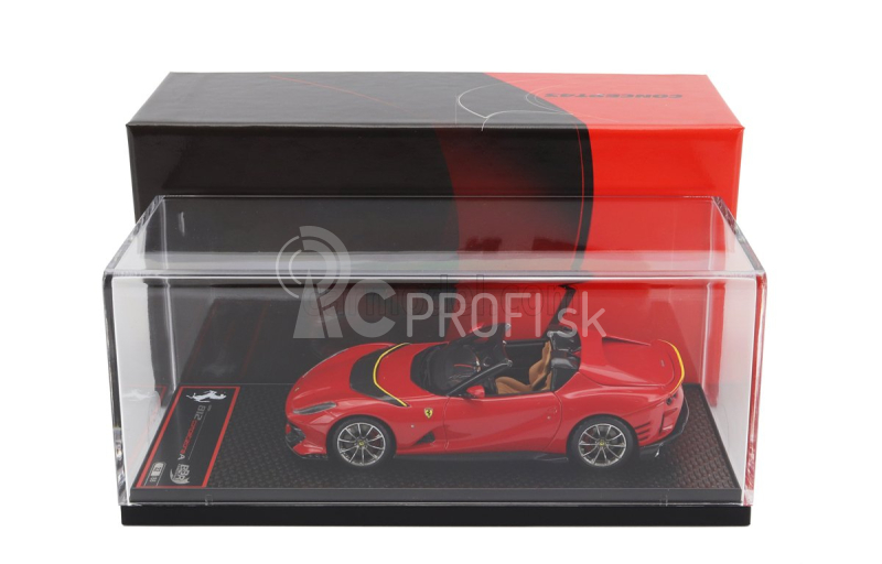 Bbr-models Ferrari 812 Competizione A Spider 2022 1:43 Rosso Corsa 322 - červená