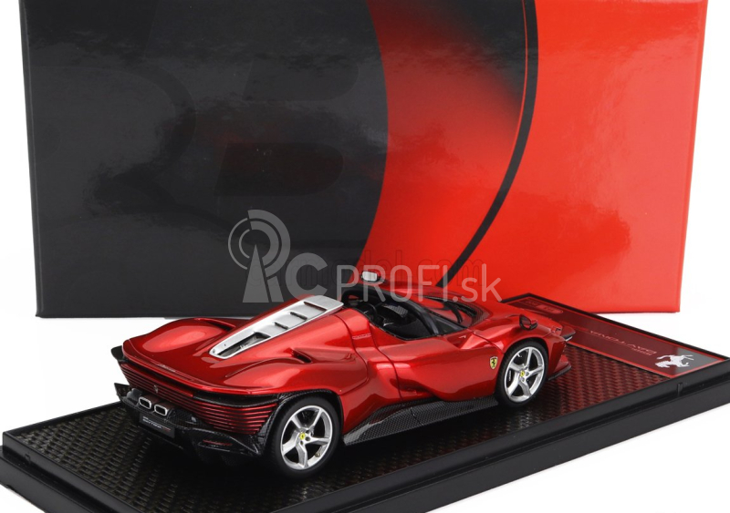 Bbr-models Ferrari Daytona Sp3 Open Roof Icona 2022 1:43 Rosso Metalizzato - Red Met