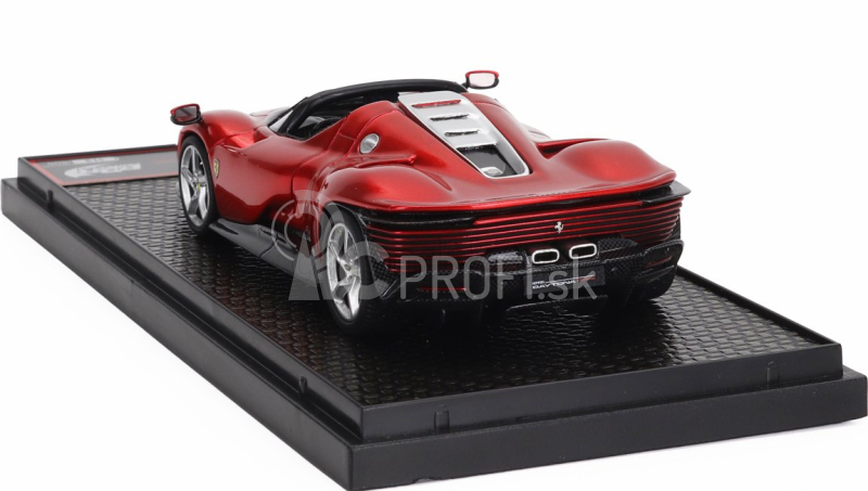 Bbr-models Ferrari Daytona Sp3 Open Roof Icona 2022 1:43 Rosso Metalizzato - Red Met