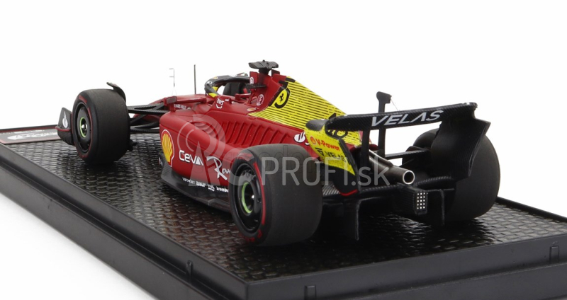 Bbr-models Ferrari F1-75 Scuderia Ferrari N 16 2. Monza Taliansko (pole position) Gp 2022 Charles Leclerc 1:43 Červeno-žltá