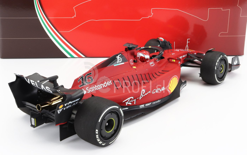 Bbr-models Ferrari F1-75 Team Scuderia Ferrari N 16 Winner Australian GP 2022 Charles Leclerc 1:18 Červená