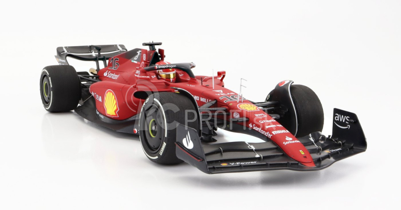 Bbr-models Ferrari F1-75 Team Scuderia Ferrari N 16 Winner Australian GP 2022 Charles Leclerc 1:18 Červená