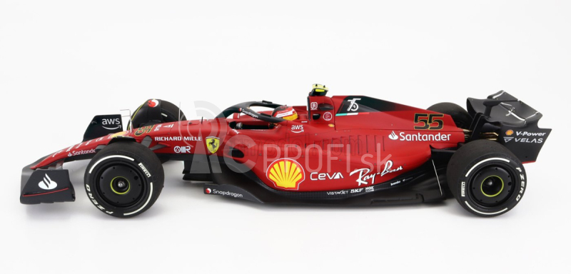 Bbr-models Ferrari F1-75 Team Scuderia Ferrari N 55 Australian Gp 2022 Carlos Sainz 1:18 červená