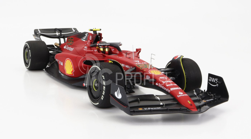 Bbr-models Ferrari F1-75 Team Scuderia Ferrari N 55 Australian Gp 2022 Carlos Sainz 1:18 červená