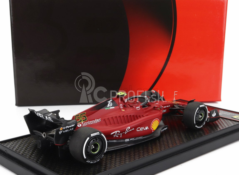 Bbr-models Ferrari F1-75 Team Scuderia Ferrari N 55 Australian Gp 2022 Carlos Sainz 1:43 červená