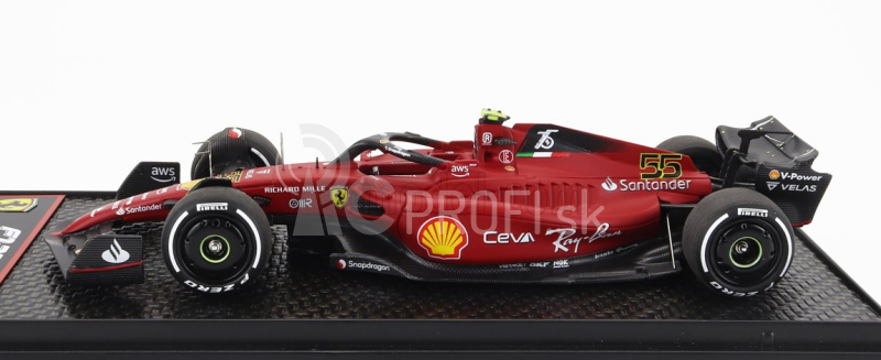 Bbr-models Ferrari F1-75 Team Scuderia Ferrari N 55 Australian Gp 2022 Carlos Sainz 1:43 červená