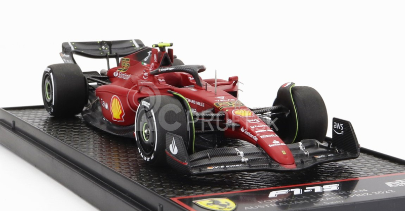 Bbr-models Ferrari F1-75 Team Scuderia Ferrari N 55 Australian Gp 2022 Carlos Sainz 1:43 červená