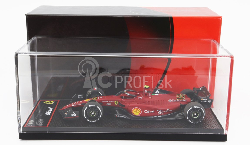 Bbr-models Ferrari F1-75 Team Scuderia Ferrari N 55 Australian Gp 2022 Carlos Sainz 1:43 červená