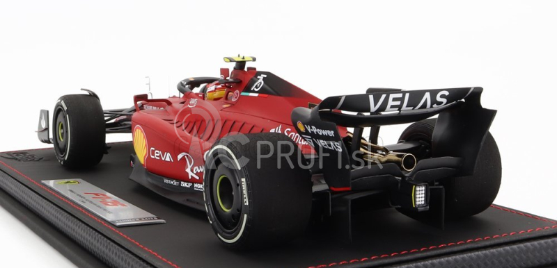 Bbr-models Ferrari F1-75 Team Scuderia Ferrari N 55 Australian Gp 2022 Carlos Sainz - Con Vetrina - S vitrínou 1:18 červená