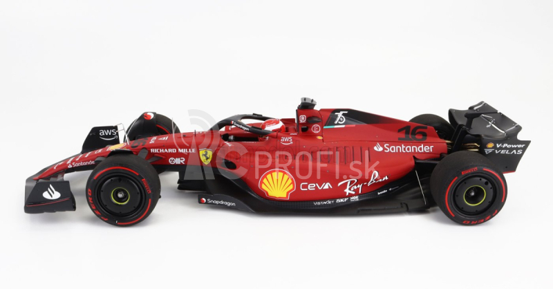 Bbr-models Ferrari F1-75 Team Scuderia Ferrari N16 Winner Bahrain Gp 2022 Charles Leclerc 1:18 červená