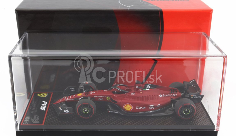 Bbr-models Ferrari F1-75 Team Scuderia Ferrari N16 Winner Bahrain Gp 2022 Charles Leclerc 1:43 Red