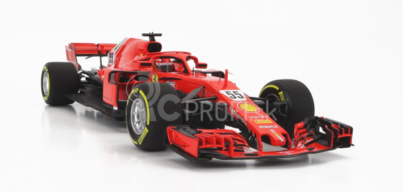 Bbr-models Ferrari F1 Sf71h N 55 Test Fiorano Taliansko 2018 Carlos Sainz 1:18 červená