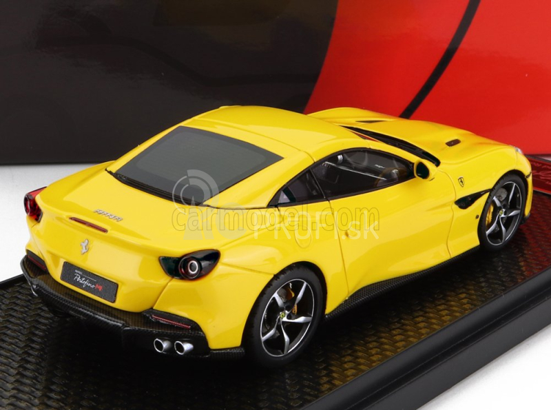 Bbr-models Ferrari Portofino M (modificata) Spider Closed Roof 2020 1:43 Giallo Modena - žltá